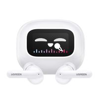słuchawki dokanałowe tws ugreen echobuds hitune t6 magic (białe)