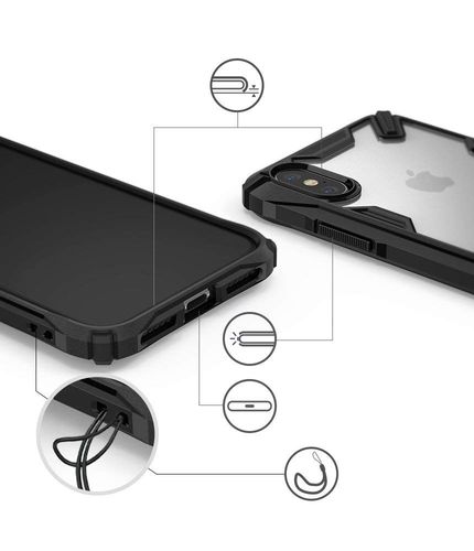 Etui Ringke Fusion-X iPhone X Black na Arena.pl