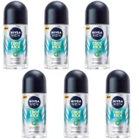 NIVEA MEN FRESH KICK Antyperspirant dla mężczyzn w kulce 48h 50ml x 6 sztuk
