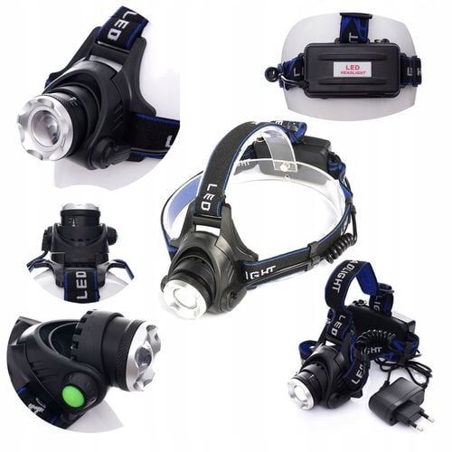 LATARKA CZOŁOWA CZOŁÓWKA LAMPKA LED AKUMULATOROWA KRAFT&DELE na Arena.pl