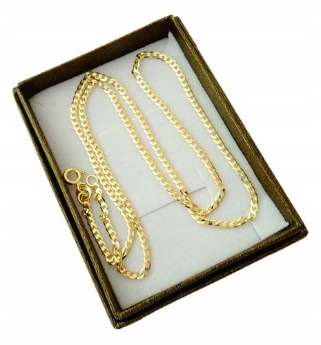 ŁAŃCUSZEK ZŁOTY PEŁNY + KRZYŻYK 55 CM. PR. 585 na Arena.pl