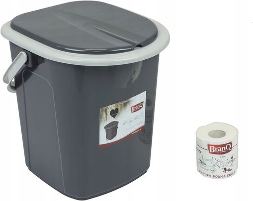 BRANQ - Toaleta turystyczna przenośna - WC na działkę - wiadro - 22 L na Arena.pl