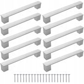 10szt Uchwyt meblowy UC 160mm srebrny + wkręty