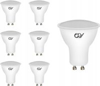 Żarówka GY LED GU10 8W 800LM, Zimna Biel 6500K, KĄt WiĄzki 120°