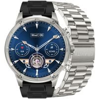 smartwatch gravity srebrny pasek + bransoleta gt41-3