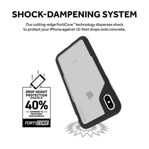 Pancerne etui iPhone Xs Max (czarnyszary) na Arena.pl