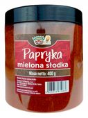 Papryka Słodka Mielona Czerwona w dużym ładnym wielorazowym słoiku 400g
