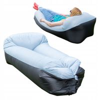 LAZY BAG Air Sofa DMUCHANA Leżak Materac Fotel Na Plażę Z ZAGŁÓWKIEM