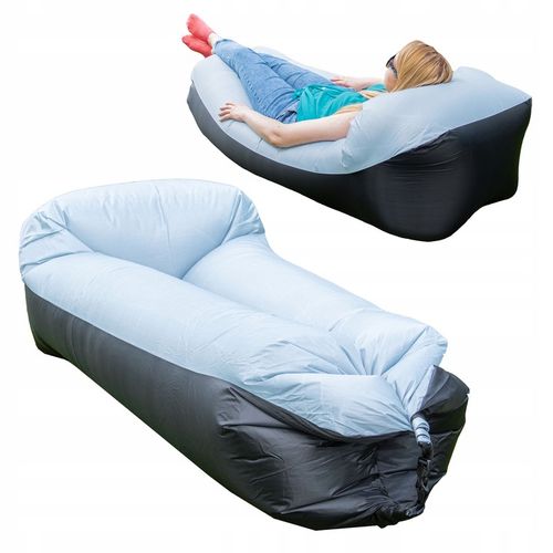 LAZY BAG Air Sofa DMUCHANA Leżak Materac Fotel Na Plażę Z ZAGŁÓWKIEM na Arena.pl