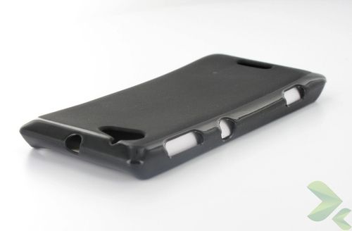 Geffy - Etui Sony Xperia L TPU solid color black na Arena.pl