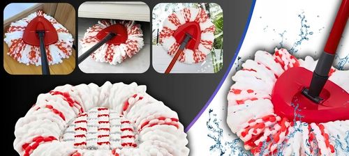 4x WKŁAD NAKŁADKA DO MOPA OBROTOWEGO VILEDA TURBO NOWY MODEL MOPOWANIE 3W1 na Arena.pl