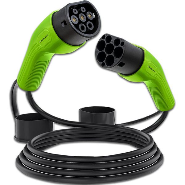 Qoltec Kabel EV Typ 2 do ładowania samochodu | 22kW | 32A | 5m zdjęcie 1