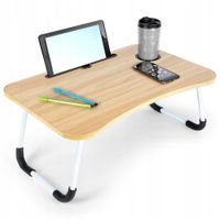 2X Stolik DO ŁÓŻKA pod laptop komputer tablet śniadaniowy składany podstawk
