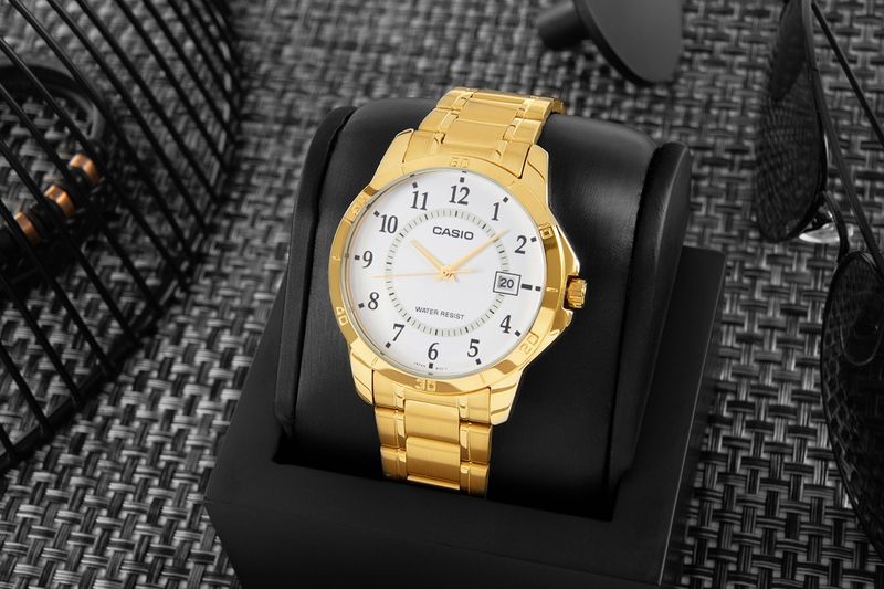 zegarek męski casio mtp-v004g-7budf + box zdjęcie 5