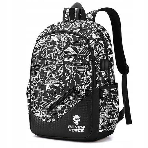 Plecak Tornister Szkolny dla CHŁOPCA 35L USB ŚWIECĄCY +5 Gratisów KLASA 1 3 na Arena.pl