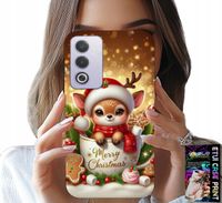 ETUI DO OPPO A80 5G - RENIFEREK SŁODKI RENIFER ŚWIĄTECZNE WZÓR