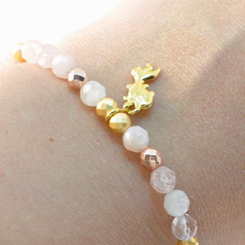 "Bransoletka MORGANIT HEMATYT 925" na Arena.pl