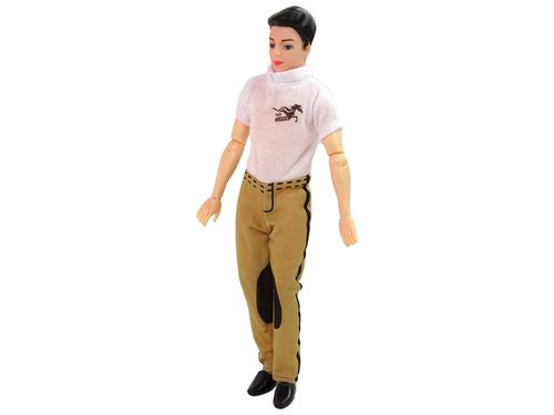 Lalka z Białym Koniem Figurki Akcesoria na Arena.pl