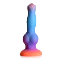 xr brands creature cocks silikonowy model świecący w ciemności, kolorowy