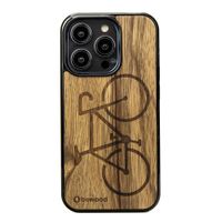 drewniane etui bewood do iphone 15 pro rower limba