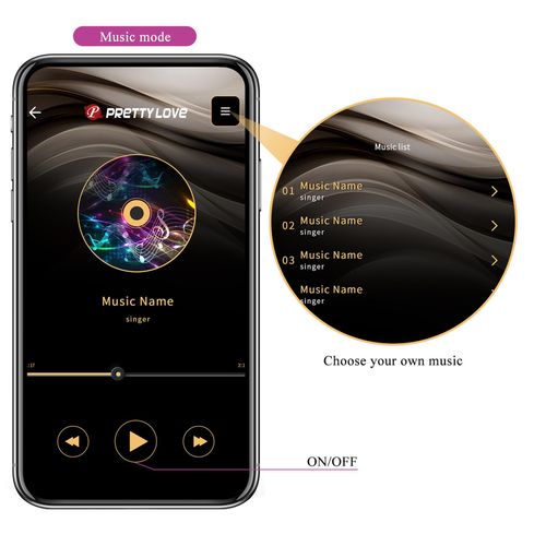 Pretty Love - Klay, 10 Vibration Functions 10 Thrusting Settings Mobile App na Arena.pl