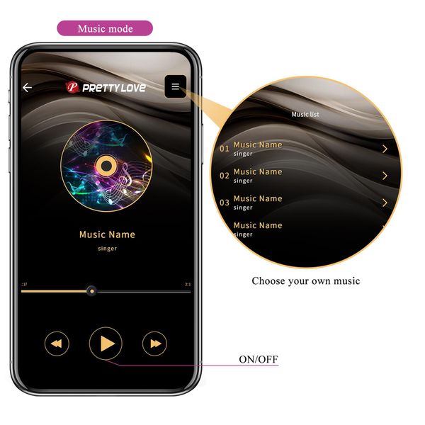 Pretty Love - Klay, 10 Vibration Functions 10 Thrusting Settings Mobile App zdjęcie 14