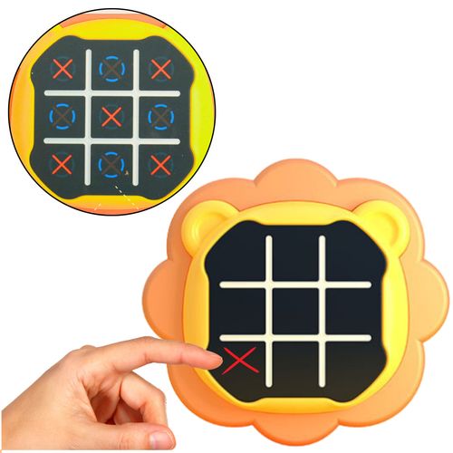 Gra Elektroniczna 3w1 Kółko i Krzyżyk Memory Lew Pomarańczowy na Arena.pl