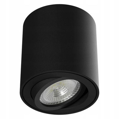 Oprawa Natynkowa Halogenowa Tuba LED GU10 ruchoma spot sufitowa czarna na Arena.pl