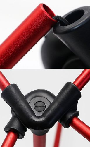 KRZESŁO TURYSTYCZNE SKŁADANE WĘDKARSKIE KEMPINGOWE CZERWONE na Arena.pl