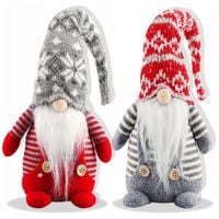 ZESTAW 2x SKRZAT ŚWIĄTECZNY KRASNAL POD CHOINKĘ GNOM MIKOŁAJ NA ŚWIĘTA