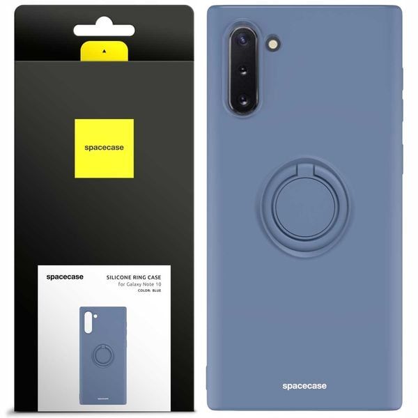 Spacecase Silicone Ring Galaxy Note 10 Blue zdjęcie 1