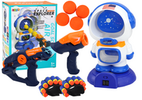 Gra Zręcznościowa Strzelanie Do Astronauty 2 Pistolety Kulki Strzałki