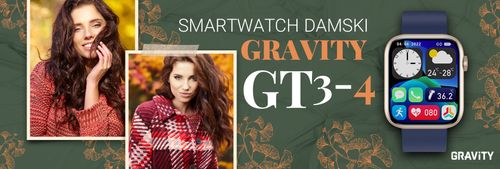 smartwatch damski gravity gt3-4 na Arena.pl