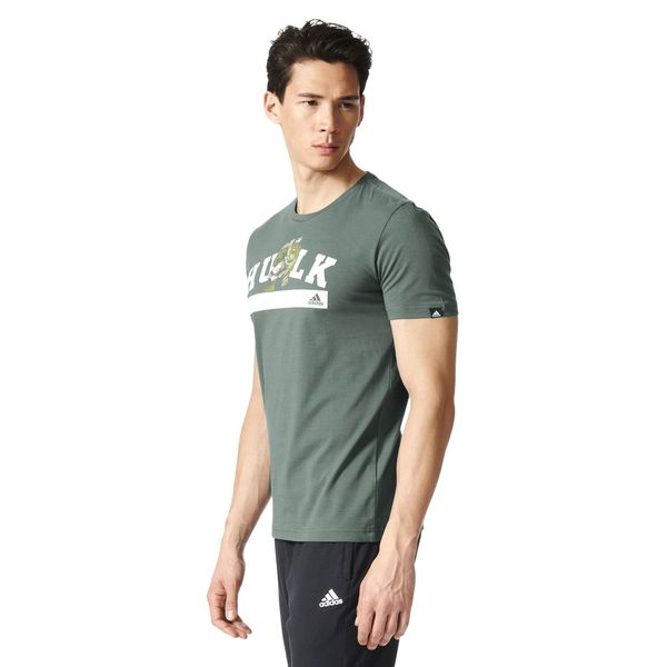 Koszulka Adidas Marvel Hulk męska t-shirt sportowy z nadrukiem XS na Arena.pl
