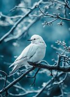 Plakat 13x18cm Perłowy Ptak