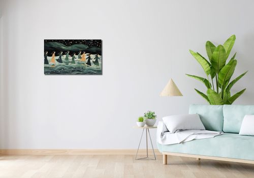 Obraz 70x40cm Nocna Procesja na Arena.pl