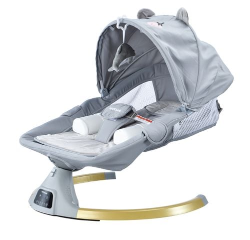 leżaczek dla niemowląt bujaczek elektryczny nicekids + pilot bluetooth na Arena.pl