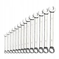 KLUCZE PŁASKO-OCZKOWE 14 ELEMENTÓW 8-24 ZESTAW KLUCZY