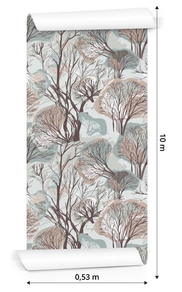 Tapeta Drzewa w Jesiennym Lesie zdjęcie 3