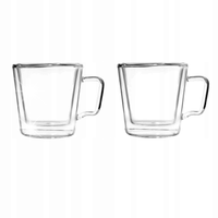 VIALLI DIVA 2 SZKLANKI TERMICZNE FILIŻANKI KUBKI KAWY ESPRESSO MOKKI 80 ml