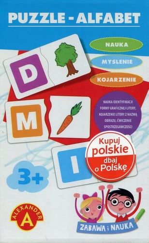 Puzzle ALFABET 48 elementów Alexander XP-610881 1828 na Arena.pl