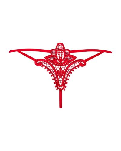 stringi czerwone luiza l/xl obsessive na Arena.pl
