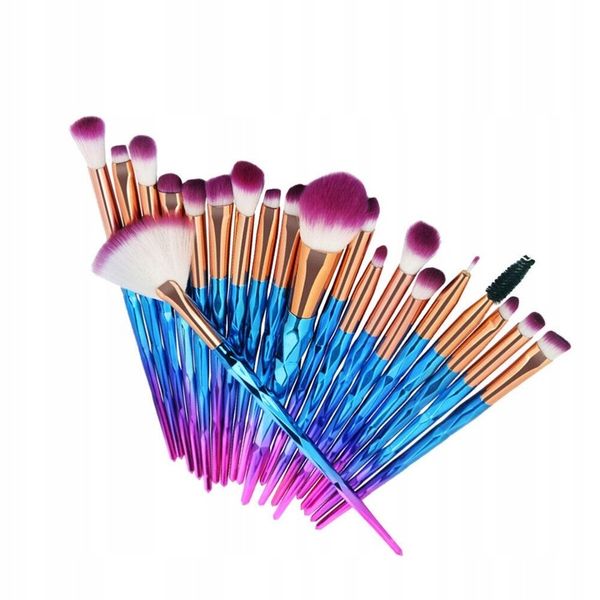 20 sztuk Pędzli DO MAKIJAŻU JEDNOROŻEC UNICORN 20 x PĘDZLE make-up zdjęcie 8