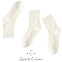 3x Białe Skarpetki Męskie Bawełna Rozm. 39-43, Wysoki Komfort