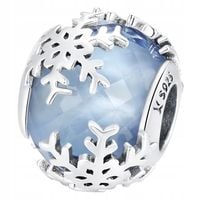 Charms Zawieszka Charms Święta Zimowy Kryształ Srebro 925 Charmsy