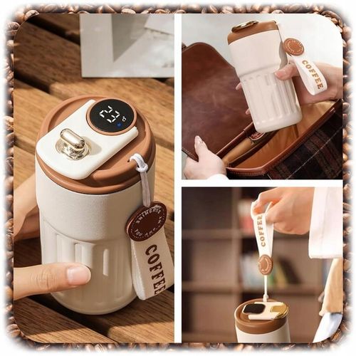 Kubek Termiczny Termos Kawa Herbata Wyświetlacz LED temperatura na Arena.pl