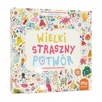 MUDUKO WIELKI STRASZNY POTWÓR RYSUNKOWA GRA KOŚCIANA DLA DZIECI 5+