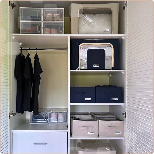 2x organizer pudełko pojemnik na ubrania jeansy do szuflady szaf na Arena.pl