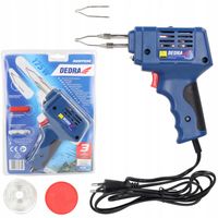 LUTOWNICA TRANSFORMATOROWA DEDRA 600°C Zestaw Cyna Pasta lutownicza