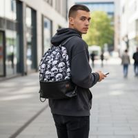 Czaszki Plecak Worek Duży Wodoodporny
